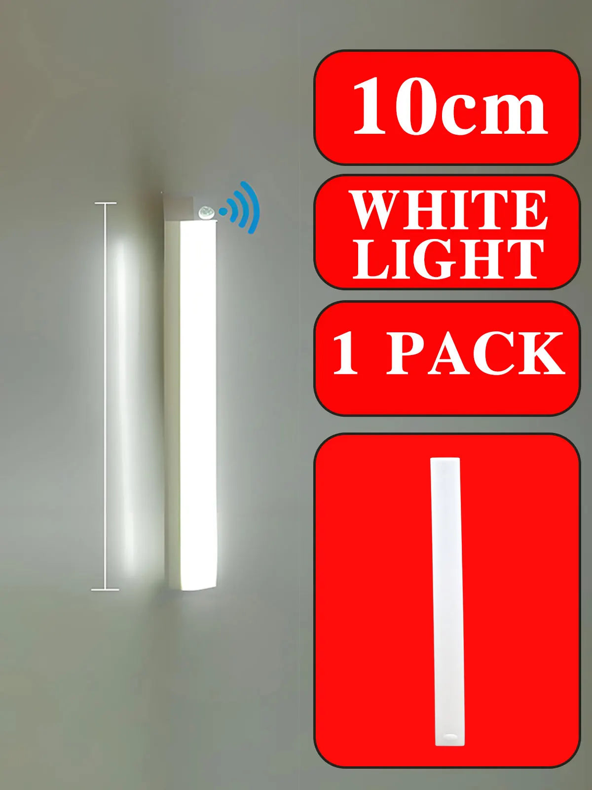 Wireless LED Night Lights Motion Sensor Lights Closet Kitchen Night Lights Bedroom Detector Light Cabinet Staircase Backlit