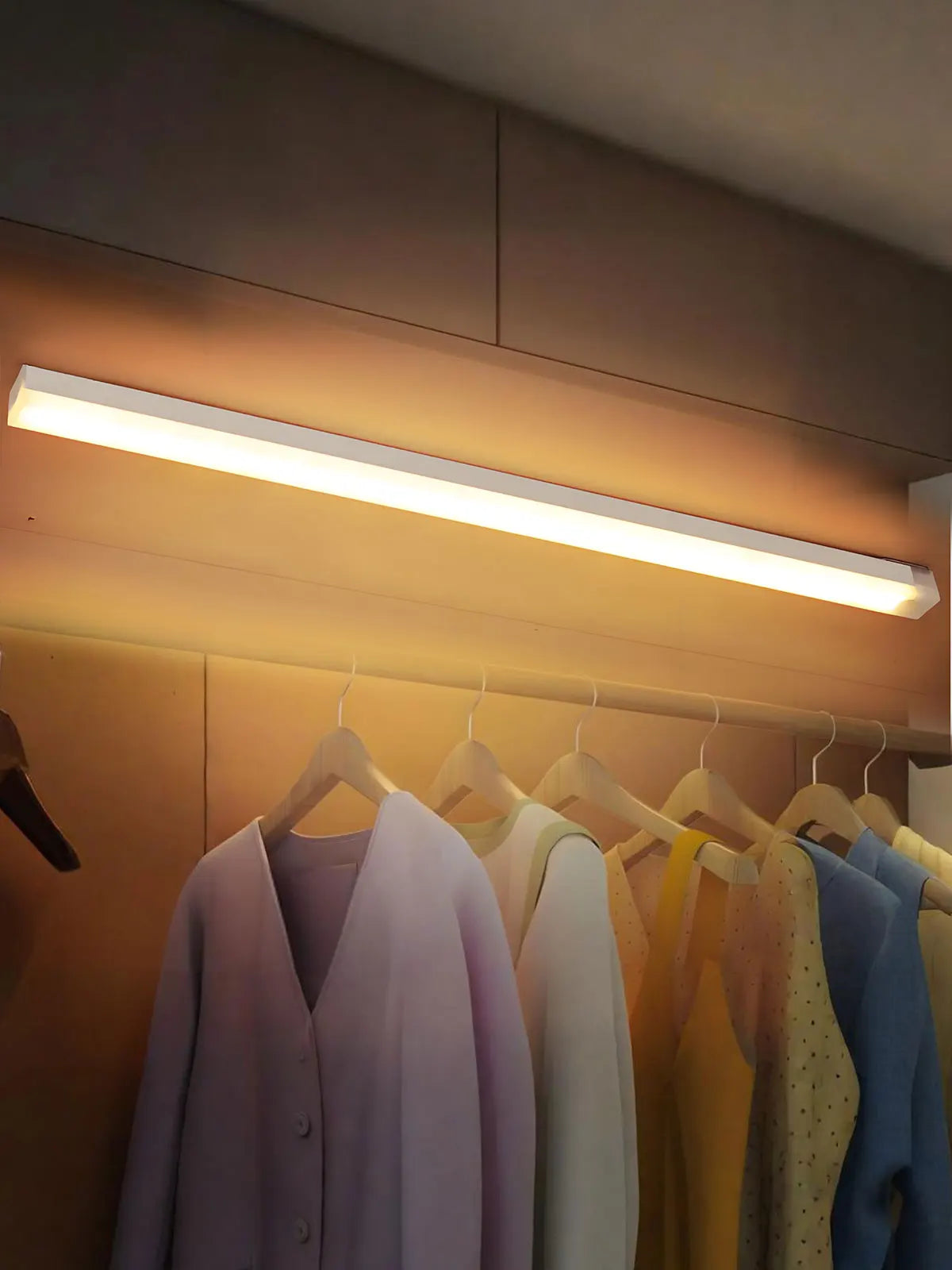 Wireless LED Night Lights Motion Sensor Lights Closet Kitchen Night Lights Bedroom Detector Light Cabinet Staircase Backlit